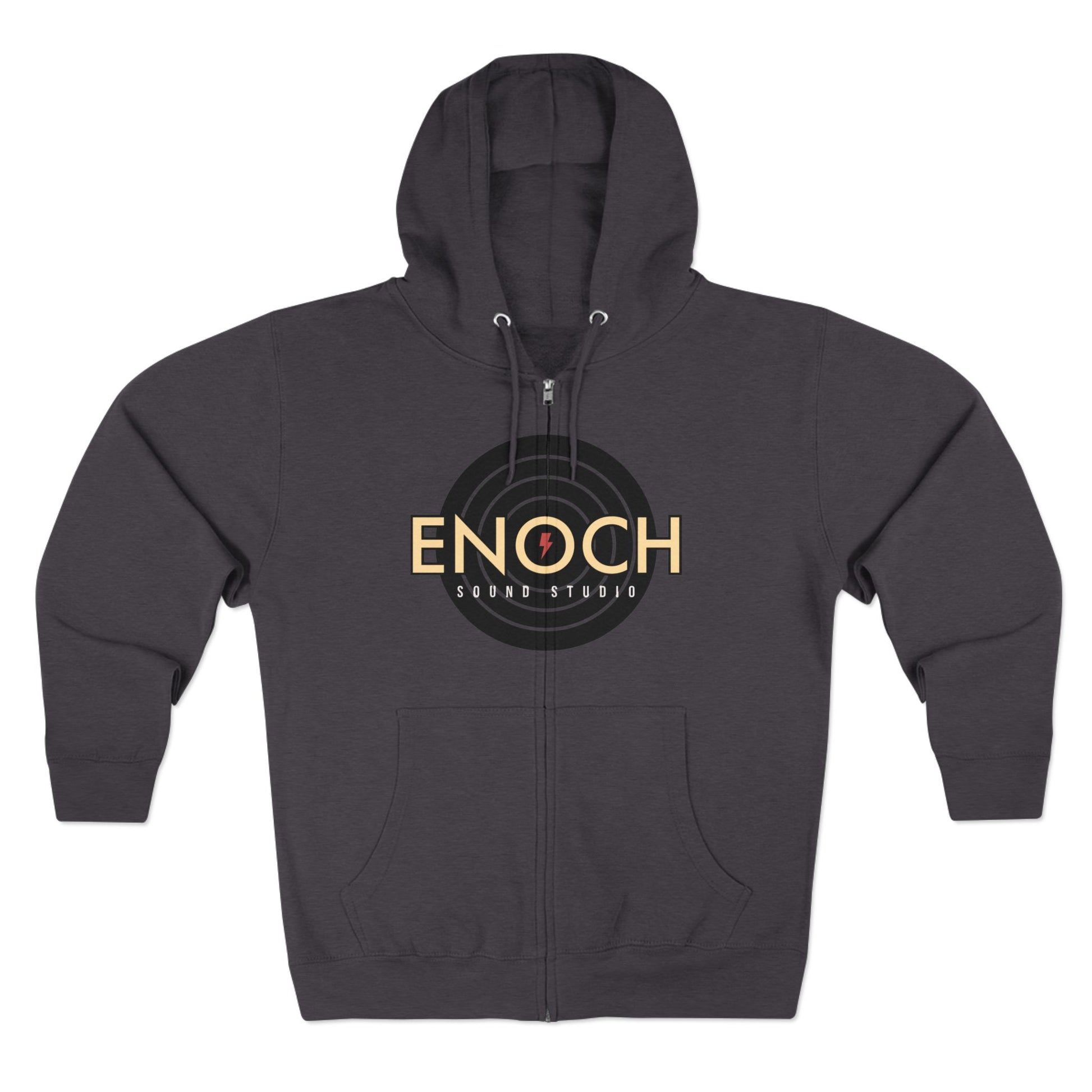 Enoch Sound Zip-Up Hoodie S Oatmeal Heather - Main Image